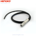 Temperature and humidity sensor probe with protective cover housing used for greenhouse soil moisture meter